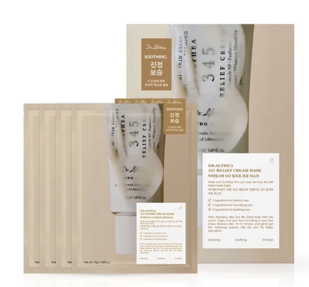 Dr. Althea 345 Relief Cream Mask (Pack of 4)